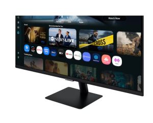 Монитор Samsung LS32FM700 32" VA LED, SMART 3840x2160  3xUSB 2.0, 2xHDMI 1.4, Wi-Fi 5, Bluetooth, Speakers, Black