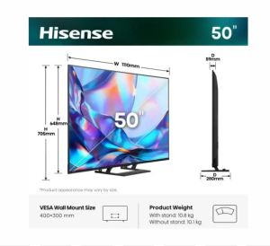 Телевизор Hisense A7S 50" 4K UHD QLED Smart TV
