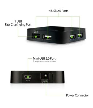 USB хъб D-Link 4-Port USB 2.0 Hub