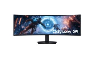 Монитор Samsung LS49FG910, 49" Odyssey G9 GAMING VA Curved OLED, 1000R, 144Hz, Smart. 32:9, 5120 x 1440, Display Port , HDMI,Micro HDMI, USB Hub, Silver