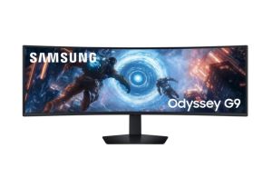 Монитор Samsung LS49FG910, 49" Odyssey G9 GAMING VA Curved OLED, 1000R, 144Hz, Smart. 32:9, 5120 x 1440, Display Port , HDMI,Micro HDMI, USB Hub, Silver