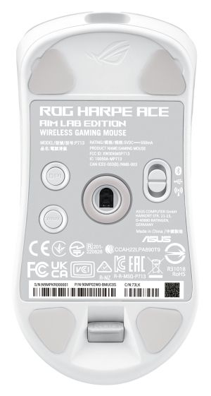 Геймърска мишка ASUS ROG Harpe Ace Aim Lab Edition 2.4GHz Bluetooth 36000 DPI (90MP02W0-BMUA10)