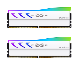 Памет Silicon Power XPOWER Storm RGB 32GB(2x16GB) DDR5 6000MHz CL36 - White