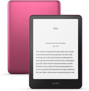 eBook четец Kindle Paperwhite Signature Edition - 7", 32GB - Metalic Raspberry