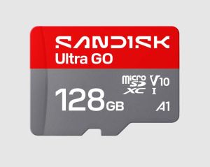 Карта памет SANDISK Ultra GO microSDXC, 128GB, A1, UHS-I, 190MB/s,