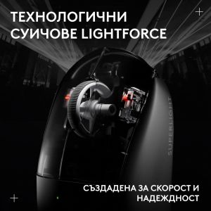 Геймърска безжична мишка Logitech G Pro X Superlight 2c SE - Black