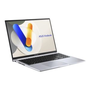 Лаптоп Asus Vivobook X1605VA-SH2192, Intel i5-13420H  2.1 GHz (12MB Cache, up to 4.6 GHz, 8 cores, 12 Threads)),16.0 OLED WUXGA(WU) 1920X1200 16:10 Bend+300nits Glare ,16GB DDR4, SSD 1 TB M2 ssd, No OS, Cool Silver