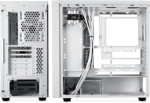 Компютърна кутия Cooler Master MasterBox Mid Tower ATX стъклен панел ARGB бяла (MB600-WGNN-S00)