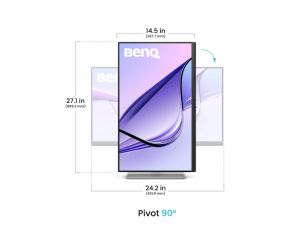Монитор BenQ MA 27" 4K IPS 60Hz (9H.LP8LB.QBE)
