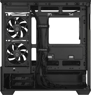 Компютърна кутия ASUS Prime Micro Tower mATX стъклен панел ARGB (90DC00P0-B19000)