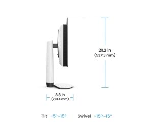 Монитор BenQ MOBIUZ EX271UZ 27", 4K OLED Gaming Monitor, 3840x2160, 166 PPI, 240Hz, 0.03ms, 4th Gen QD-OLED, Graphene Film, FreeSync Premium Pro, Color Vibrance, eARC, smart KVM, Eye Care, 2x HDMI (v2.1), DP, USB C PD 90W, USB hub, WHITE, 5.14kg