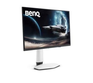 Монитор BenQ MOBIUZ EX271UZ 27", 4K OLED Gaming Monitor, 3840x2160, 166 PPI, 240Hz, 0.03ms, 4th Gen QD-OLED, Graphene Film, FreeSync Premium Pro, Color Vibrance, eARC, smart KVM, Eye Care, 2x HDMI (v2.1), DP, USB C PD 90W, USB hub, WHITE, 5.14kg
