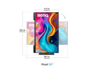 Монитор BenQ PV3200U Creative Pro PV3200U 32" 4K BenQ Monitor for Video Editing, Edit Sharp. Hear Clear, 95% P3, 100% Rec.709, 100% sRGB, Calman Verified, AQCOLOR, M-book Mode, ICCsync, Wireless Hotkey Puck, 3x HDMI (v2.0), USB C PD65W, Display Pilot 2, 6