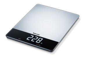Везна Beurer KS 34 XL kitchen scale; Stainless steel weighing surface; Magic LED; 15 kg / 1 g