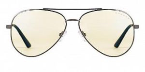 Компютърни очила GUNNAR Maverick Gunmetal Clear, Сребрист