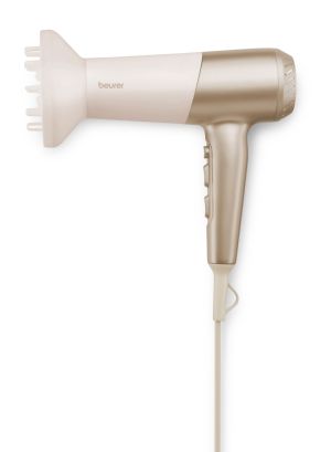 Сешоар Beurer HC 70  Hair dryer, 2100 W, Ionic function, Powerful DC motor, 2 attachments, 3 heat settings,2 blower settings, cold air, overheating protection, Removable safety filter