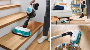 Прахосмукачка Bosch BCS71HYG2, Cordless Handstick Vacuum Cleaner, Unlimited 7, ProHygienic Aqua, 2in1 for wet & dry cleaning, White