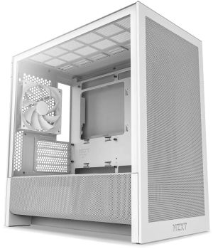 Case NZXT H3 Flow 2025 All White Micro-ATX Tower