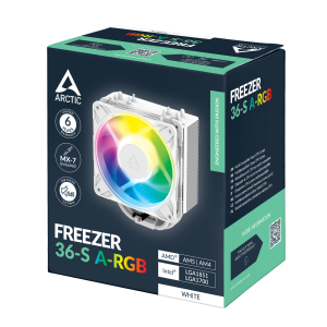 Охладител за процесор ARCTIC Freezer 36-S A-RGB White - ACFRE00199A