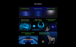 3D скенер Creality CR-Scan Raptor Pro