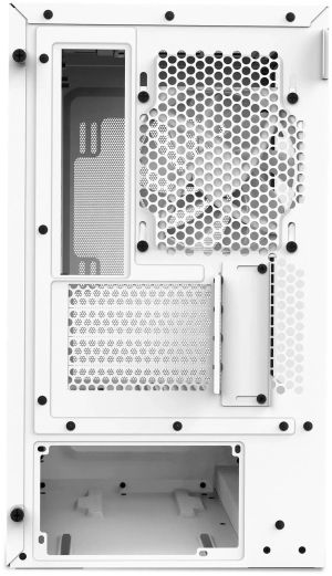 Case NZXT H3 Flow 2025 All White Micro-ATX Tower