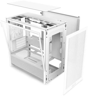 Case NZXT H3 Flow 2025 All White Micro-ATX Tower