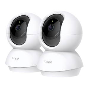 Домашна охранителна WiFi камера TP-Link Tapo C200P2, Pan/Tilt - 2 Броя