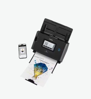 Документен скенер Canon imageFORMULA A4 50 стр/мин ADF дуплекс LAN Wi-Fi (6897C009AA)