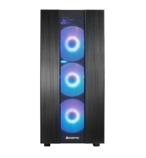 Компютърна кутия Chieftec Hunter 2 Mid Tower ATX стъклен панел ARGB (GS-02B-OP)