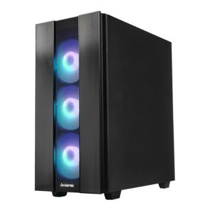 Компютърна кутия Chieftec Hunter 2 Mid Tower ATX стъклен панел ARGB (GS-02B-OP)