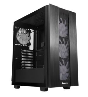 Компютърна кутия Chieftec Hunter 2 Mid Tower ATX стъклен панел ARGB (GS-02B-OP)