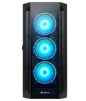 Компютърна кутия Chieftec APEX Mid Tower E-ATX стъклен панел ARGB (GA-01B-TG-OP)