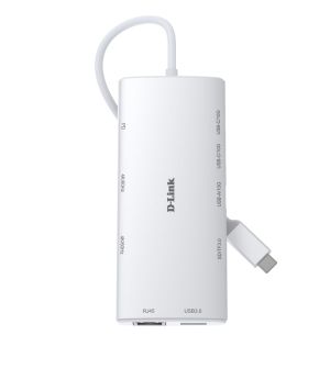 USB хъб D-Link 10-in-1 USB-C Hub