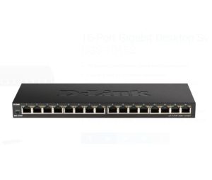 Комутатор D-Link 16-Port 10/100/1000Mbps Unmanaged Gigabit Ethernet Switch