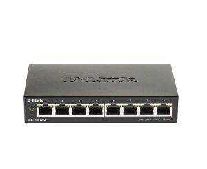 Управляем суич D-Link DGS-1100 8x 1GbE L2 управляем Fanless (DGS-1100-08V2)