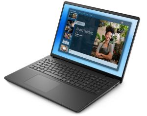Лаптоп Dell 16 DC16250, Intel Core 5 120U (10 cores, up to 5.0 GHz), 16.0" FHD+(1920x1200) AG, 300nits, 16GB, 2x8GB, DDR5, 5200 MT/s, 1TB M.2 PCIe, Intel Graphics, Cam, FPR, Wi-Fi 6, Backlit Kb, Win 11 Pro, Carbon Black, 3Y BO