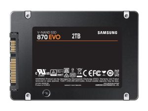 SSD SAMSUNG 870 EVO SATA 2.5”, 2TB, SATA 6 Gb/s, MZ-77E2T0B/EU