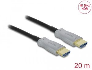 Оптичен кабел Delock, HDMI 4K, 60 Hz, 20 m