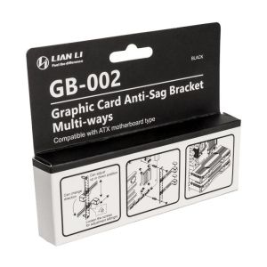 Държач за видео карта Lian Li ATX E-ATX до 2 карти черен (G89.GB-002X.00)