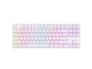 Механична гейминг клавиатура Genesis Thor 404 TKL Gateron Yellow Pro TKL RGB бяла кабелна (NKG-2070)