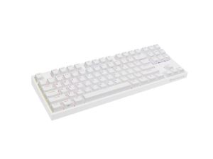 Механична гейминг клавиатура Genesis Thor 404 TKL Gateron Yellow Pro TKL RGB бяла кабелна (NKG-2070)