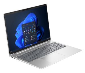 Лаптоп HP ProBook 4 G1iR 16" Pike Silver, Core 7 150U(up to 5.4Ghz/12MB/10C), 16" WUXGA AG 300nits, 16GB 5600Mhz 1DIMM, 512GB PCIe SSD, WiFi 6E + BT 5.3, FPR, Backlit Kbd, 3C Batt, Win 11 Pro, 3Y Offsite