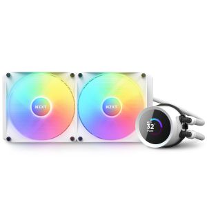 Водно охлаждане AIO NZXT Kraken 280 мм RGB White (RL-KR280-W1)
