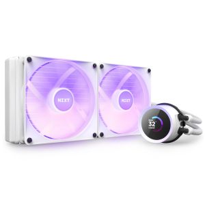 Водно охлаждане AIO NZXT Kraken 280 мм RGB White (RL-KR280-W1)