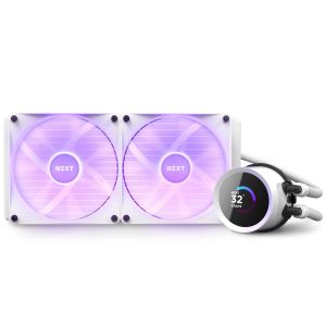 Водно охлаждане AIO NZXT Kraken 280 мм RGB White (RL-KR280-W1)
