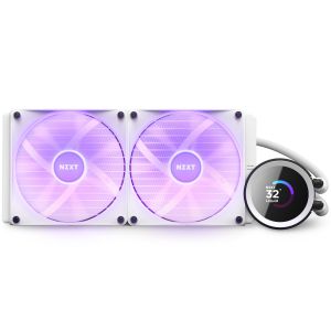 Водно охлаждане AIO NZXT Kraken 280 мм RGB White (RL-KR280-W1)