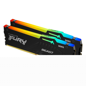 Памет Kingston FURY Beast Black RGB 64GB(2x32GB) DDR5 5600MHz CL40