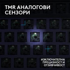 Геймърска механична клавиатура Logitech G512 X 98 - Dual Swap Analog/Mechanical Switch - Black