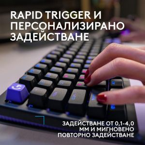 Геймърска механична клавиатура Logitech G512 X 98 - Dual Swap Analog/Mechanical Switch - Black