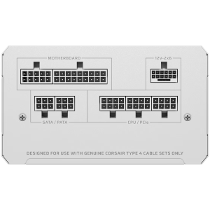 Захранващ блок Corsair RM850e White 850W 80+ Gold ATX 3.1, Fully Modular
